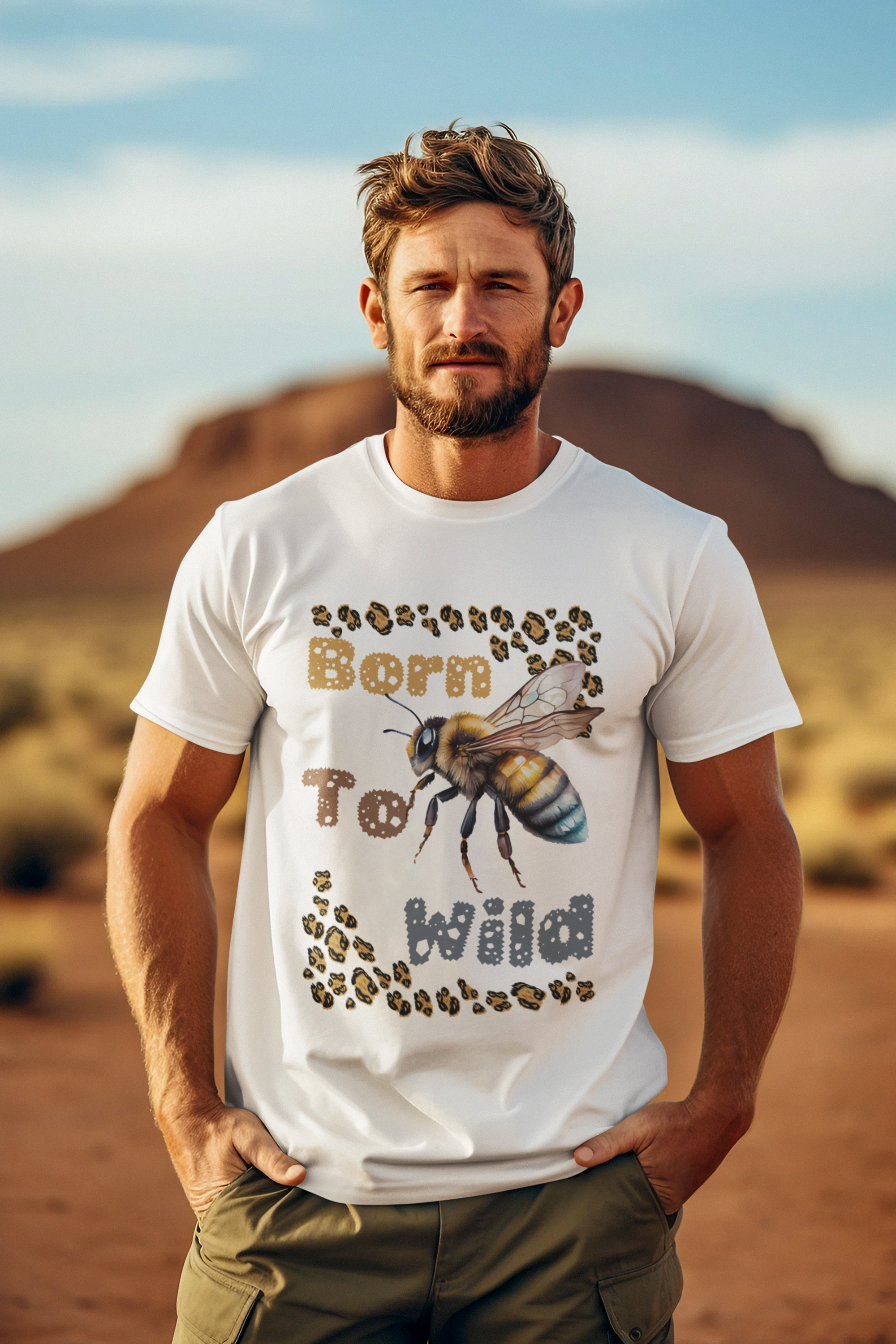 Born To Bee Wild- Unisex Premium t-shirt